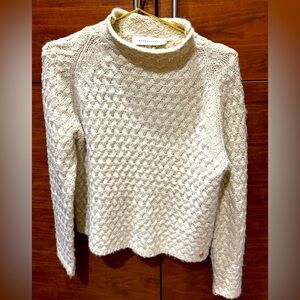 Rino & Pelle crème sweater with gold flecks size XS worn once*